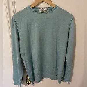 Salvatore Ferragamo Men's Sky Blue Crewneck Sweater
